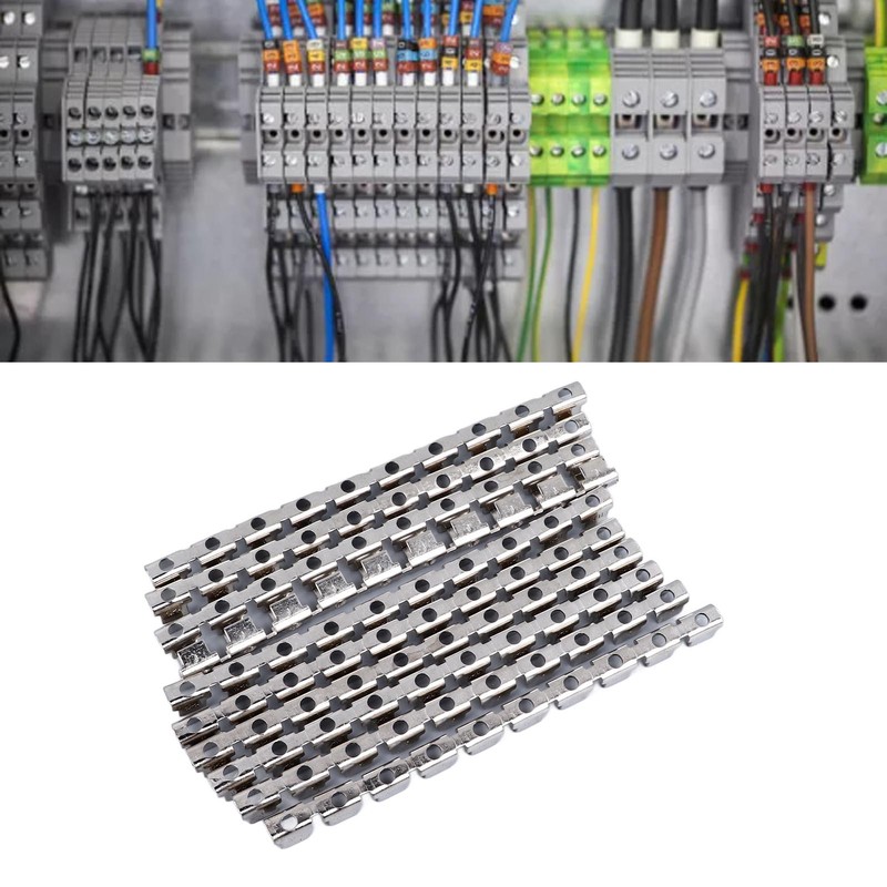 FBI10 14 Terminal Strip Center Connection Strip Nickel Plated Terminal