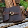TOURBON Genuine Leather Axe Head Cover Hatchet Sheath with Belt
