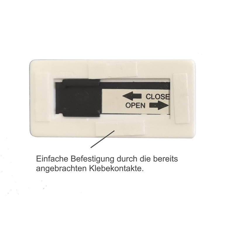 Clixde 6 x Camera Blocker Webcam Cover with Sliding System