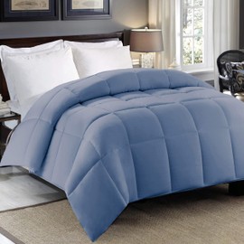 Blue Ridge Home Fashions 300 Thread Count Cotton Sateen King in Riverside Color Down Alternative COMFORTERS