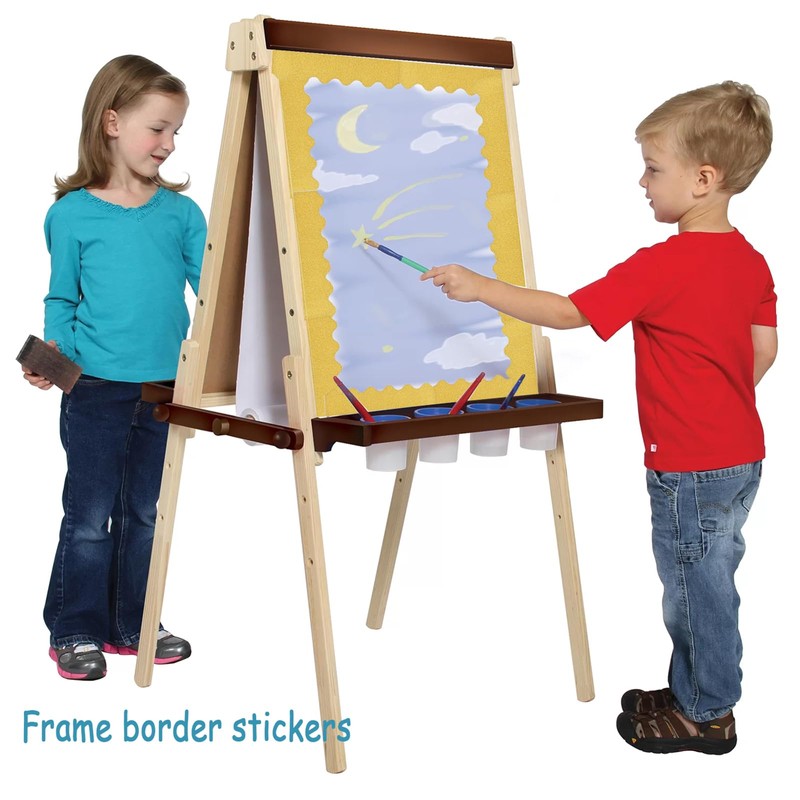 MOODKEY Glitter Border Trim Border (Gold)