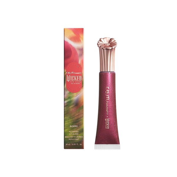 r.e.m. beauty Wicked: For Good | Poppy Plumping Lip Gloss