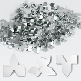 200 Pcs Glazing Push Points – Zinc Plated Glazier Points for Picture Framing, Windows, Glass Installation & DIY Crafts