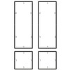 Birdeco Wall molding kit, pre-Cut, Glue Included, Ready to Assemble