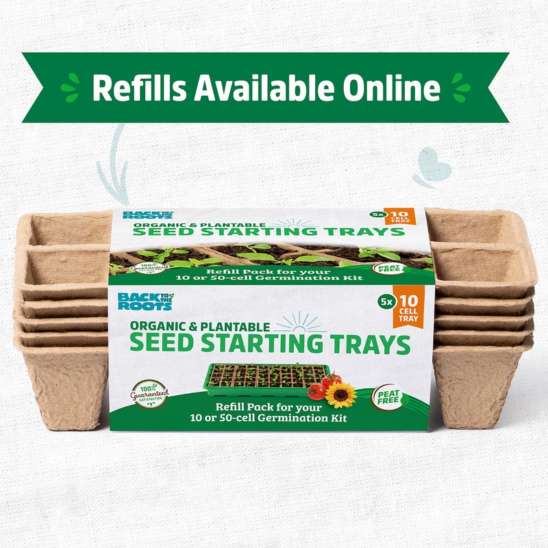 Back to the Roots 10-Cell Greenhouse Germination Kit | Includes