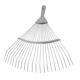 Rekord Wire Leaf Rake (Powder Coated) - 22 Round Tines Fixed Width 43.5 cm - Without Handle, Leaf Rake, Leaf Rake, Leaf Brush, Garden Tool