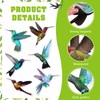 MWOOT 12 Pieces Hummingbird Screen Door Magnets Decorative,Flexible Double Sided