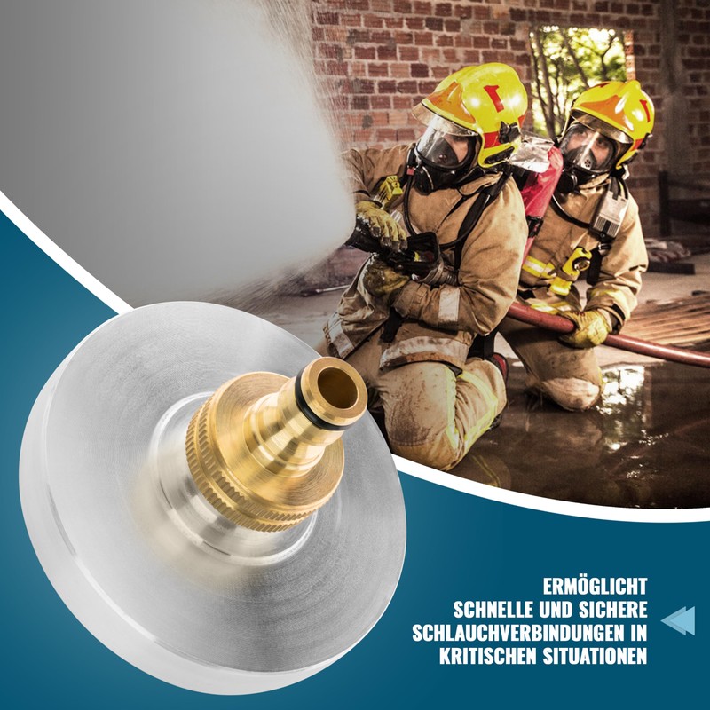 Poppstar C-Storz Coupling C-52 Fixed Coupling 1 Inch Male Thread,