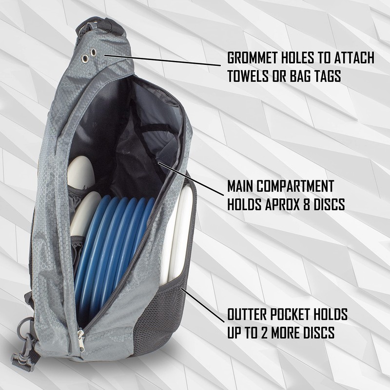 Disc Golf Backpack Slinger Bag | 8-12 Discs | Multiple