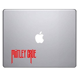 HSC Design Custom Decal for Motley Crue Decal Vinyl Decal - Car Truck Laptop Bumper Sticker Decal/RED