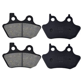 AHL Semi-metallic Front & Rear Brake Pads Set for Harley Softail FXSTB/FXSTBi Night Train 2000 2001 2002 2003 2004 2005 / Softail FLSTCI/FLSTC Heritage Classic/i 2000-2007
