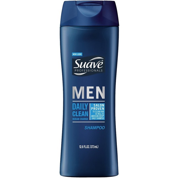 Suave Men Shampoo Ocean Charge 12.6 Oz Pack of 2
