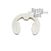 The Rusty Bolt Shop 3.5mm E Clip, Stainless Steel, Circlip