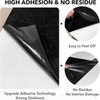 XCMVCN 17x72 inch Premium Black Suede Fabric Wrap, Self-Adhesive Microfiber