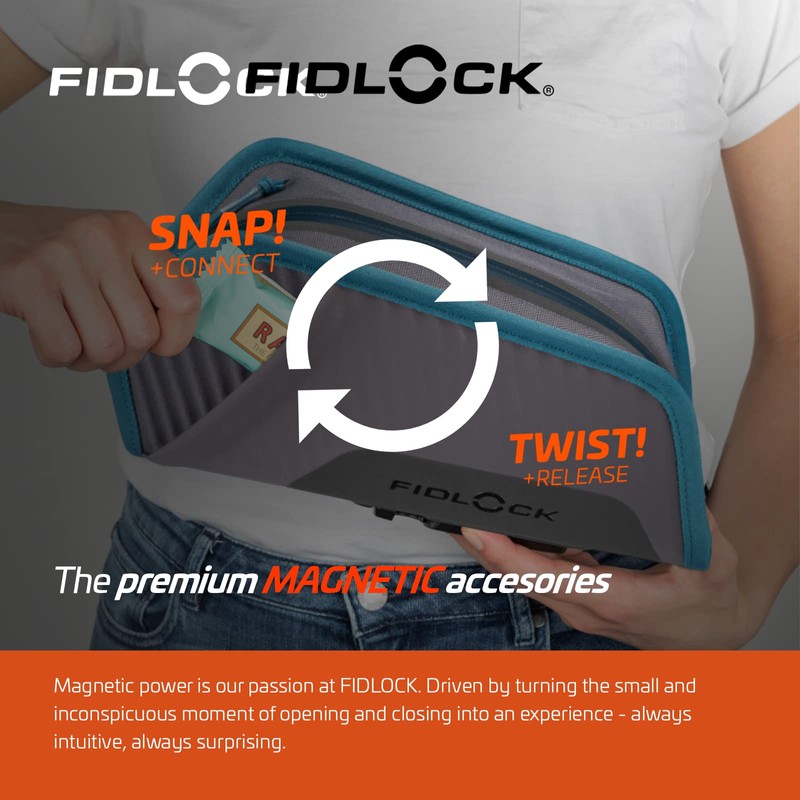 Fidlock Twist Essential Bag L Grey - Practical Compact Bicycle