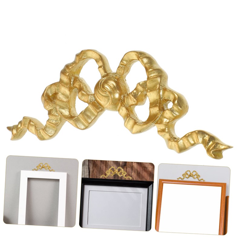 Mikinona 2pcs Quirky Home Decor Resin Bow-knot Wall Art Craft