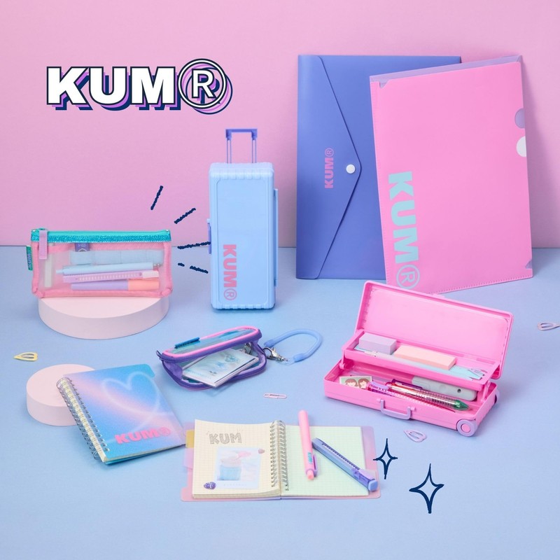 Raymay Fujii KM1422A Pencil Case, KUM Lamesh Pen Case, Pencil
