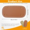 Realand 2Pcs Oval Large Size Purse Bottoms for Crocheting, with