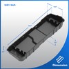 Tyger Auto Rear Under Seat Storage Box Compatible with 2007-2013