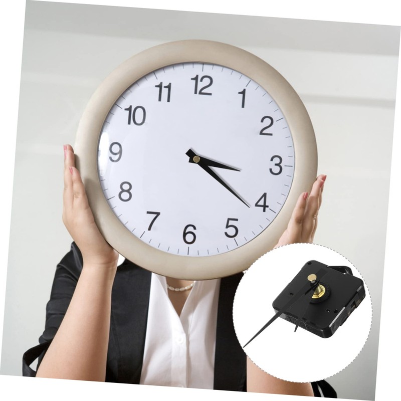 SHINEOFI 2Sets Clock Mechanism Replacement Kits DIY Silent Quartz Clock