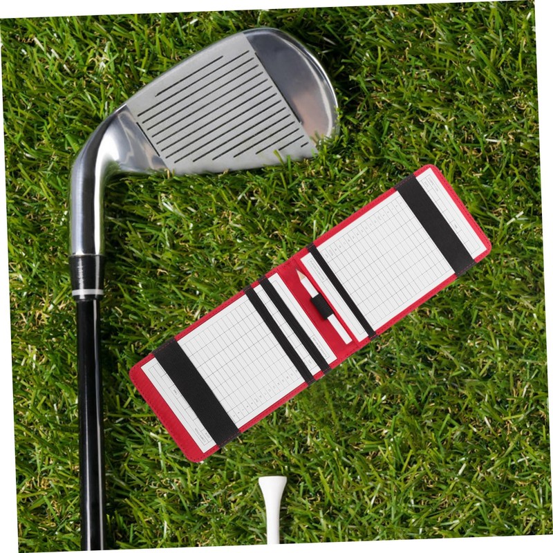 BIUDECO Golf Scorecard Holder Golf Yardage Book Golfing Notebook Portable
