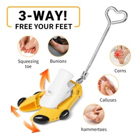 ZZgoog Boot Stretcher,Shoe Trees,Boot Stretchers for Cowboy Boots Men and Women,Shoe Stretcher Adjustable Wide Feet & High Lnstep,Widener,Width, Stretch Leather Expander Large Size7-13