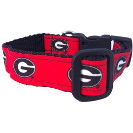 College Dog Collar (Medium, Georgia)