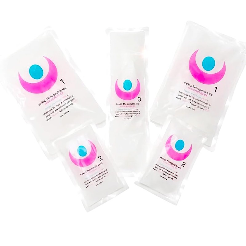 5 Extra Therapy Grade Gel Packs for Icekap Migraine Cold