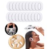 MUFEKUM Disposable Ear Covers for Shower, 100 Pack Waterproof Ear