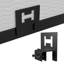 BetLight Unique 6 Pcs Black Metal Anti-Slip Mattress Gaskets, Keep Mattress Securely in Place