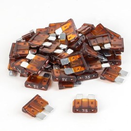 40 Pack Auto Fuses 7.5 AMP ATC/ATO Standard Regular Fuse Blade 7.5A Car Truck Boat Marine RV