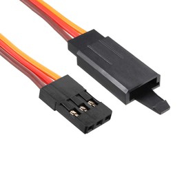 uxcell 5Pcs 6 Inches 15cm 3-pin Servo Extension Cable Wire Male to Female for RC Futaba JR Lock Type