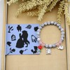 KUIYAI Fairy Tale Gift, Belle Princess Healing Stone Beads Bracelet