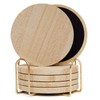 YONGHEE Absorbent Coasters Set of 6, Desert-Like Patterns Natural Sandstone