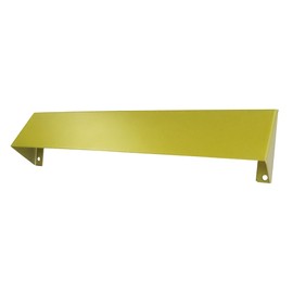 Keypak 344mm Letterbox Security Cowl – Anti-Fishing Guard & Letter Box Security Plate for uPVC, Composite & Timber Doors (Dark Gold)