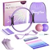14Pcs Pilates Kit for Women, [2025 Upgraded] Pilates Equipment for