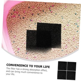 Hohopeti 20pcs Cat Litter Box Filters Activated Carbon Odor Pads for Cat Litter Boxes Lightweight and Portable Odor Control Easy to Clean and Replace