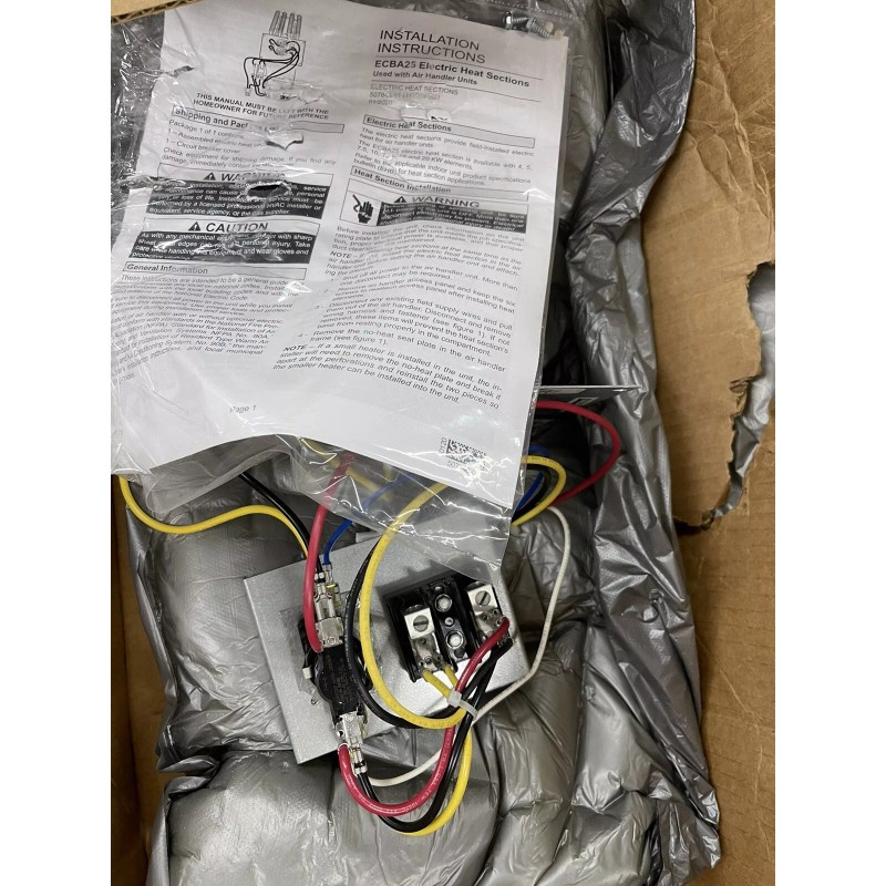 Lennox ECBA25-4, 4 kW Electric Heat Kit with Terminal Block,