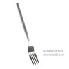 Extendable Fork, Stainless Steel Telescopic Extendable Fork BBQ Dinner Fruit
