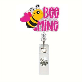 Cute Bee Badge ID Clip – Strong Hold Badge Reel for Medical Staff, Teachers, Professionals – Fun & Functional ID Holder