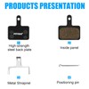 FITTOO Bike Bicycle Disc Brake Pads, Resin Semi Metallic Sintered