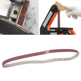 10PCS Sanding Belt Kit 533 x 9mm Oxide Sanding Belt Aluminum for Belt Sander 40 60 80 100 120/50 180 grit (100#) optional