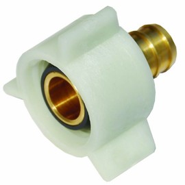 SharkBite 1/2 Inch NPSM Crimp Swivel Adapter, Brass Plumbing Fittings, PEX Pipe, PE-RT, UC526LFA