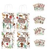 Qpout 12 Pack Cowboy Goodie Bags, Western Cowboys Gift Bags