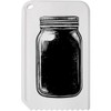 Azeeda 'Glass Jar with a Screw On Lid' Plastic Ice