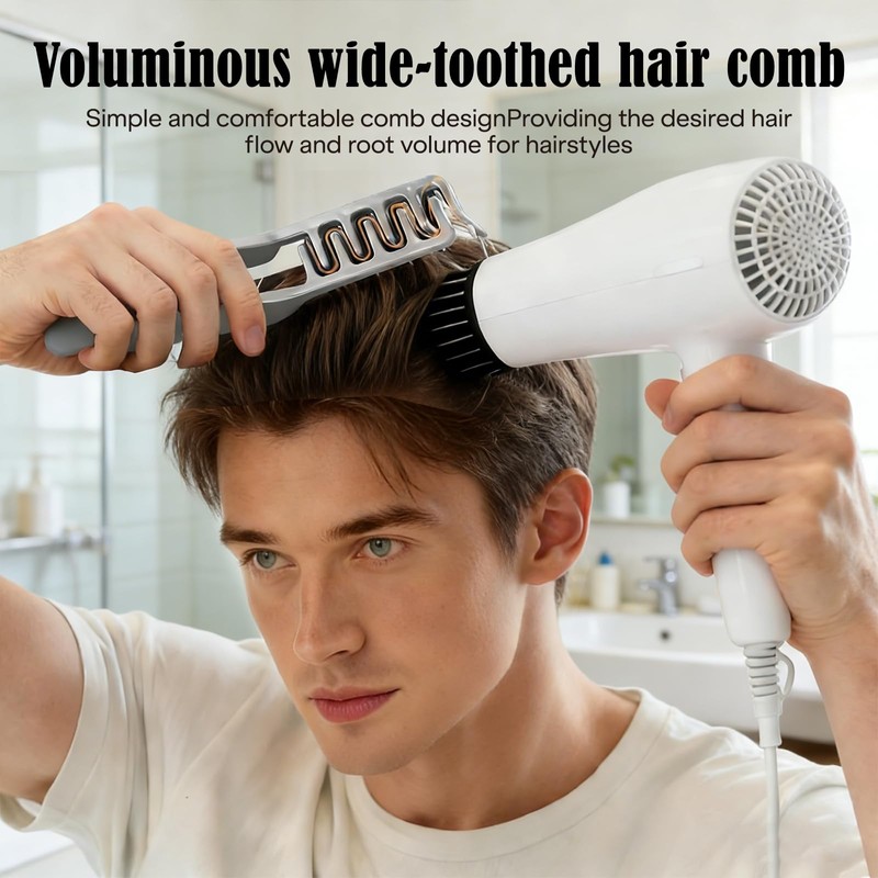 Texture Comb for Men and Women, Volumizing Wide Tooth Comb