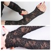 Coollooda Lace Arm Cover Lace Arm Cover Fingerless Gloves Bridal
