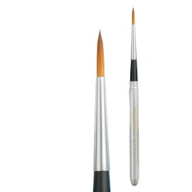Princeton Aqua Elite, Series 4850, Synthetic Kolinsky Watercolor Paint Brush,Travel Round, 4