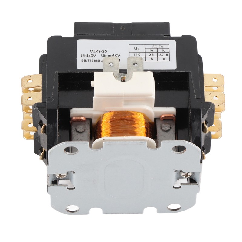 AC Contactor CJX9 25 2P Silver Alloy Contact Flame Retardant