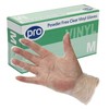 Pro Powder Free Clear Vinyl Gloves M